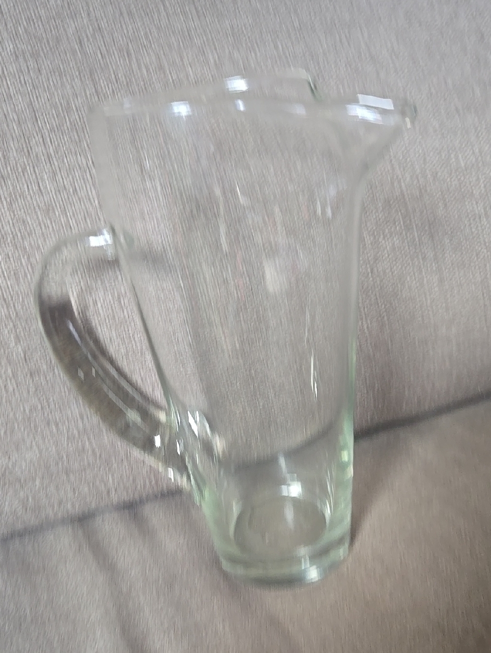 glass martini Cocktail pitcher vintage WEST VIRGINIA  Mid-Century Modern desi